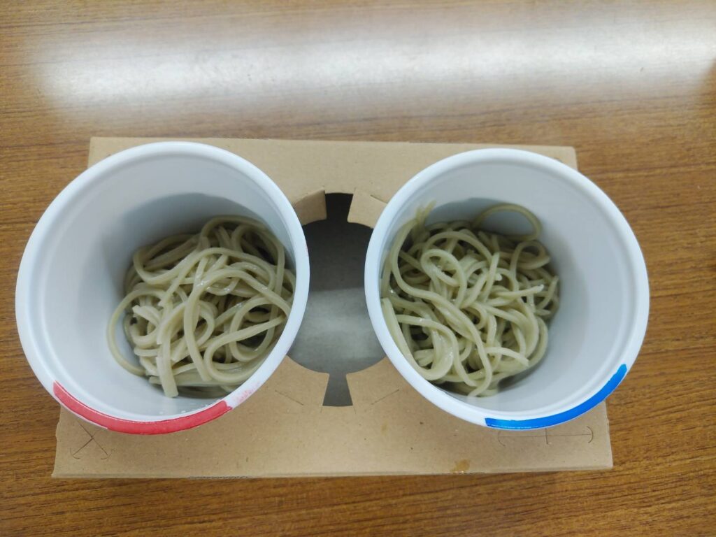 ひすいそば食べ比べ