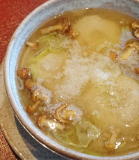 そばがき みぞれ汁