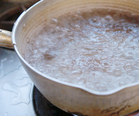 お湯をわかす